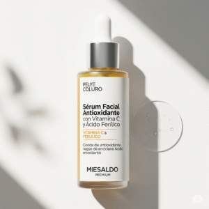 Sérum Facial Antioxidante con Vitamina C y Ácido Ferúlico
